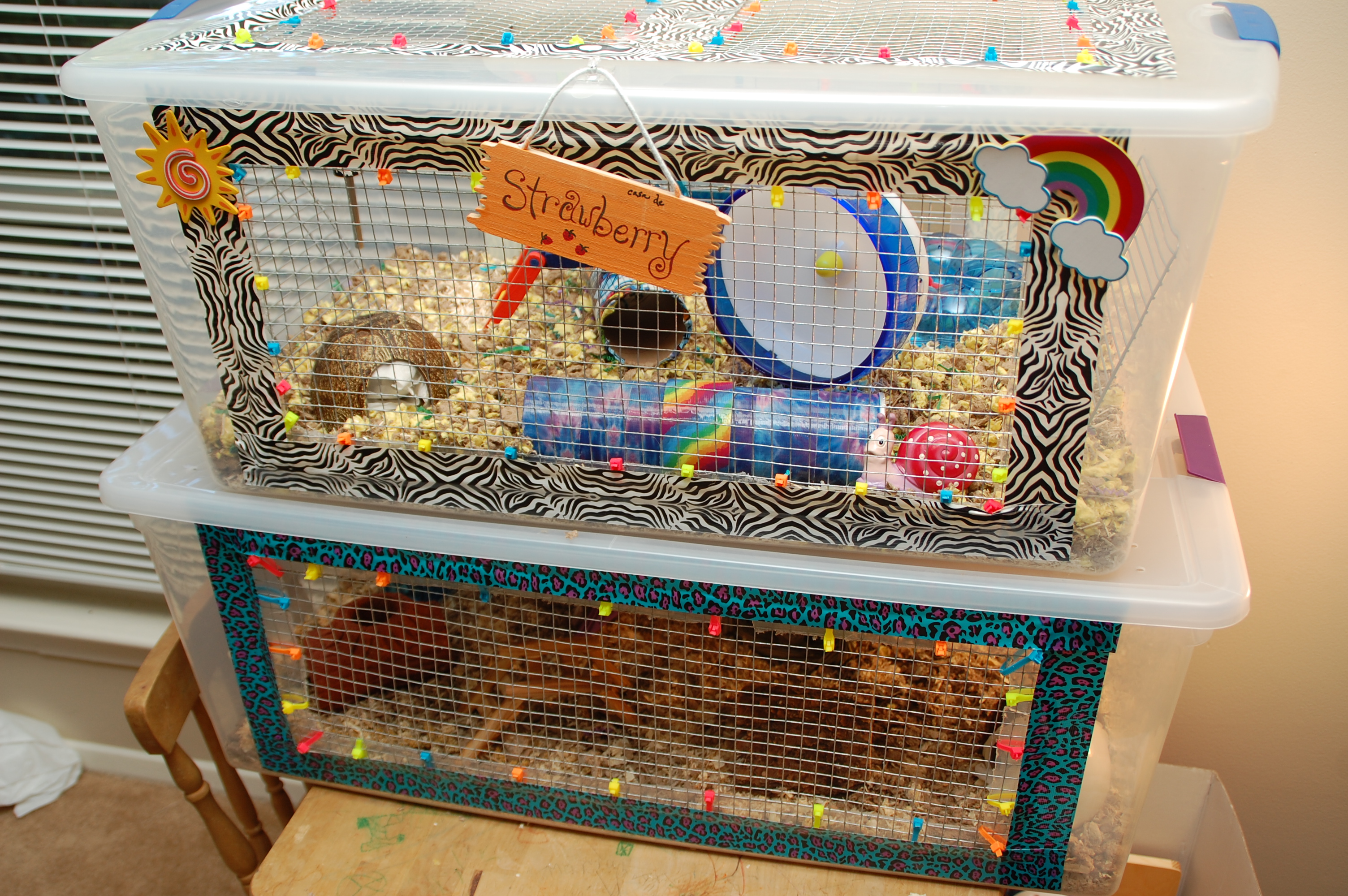 storage box hamster cage
